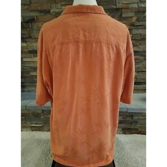 Tommy Bahama Silk Hawaiian Floral Shirt Size XL - Picture 4 of 6